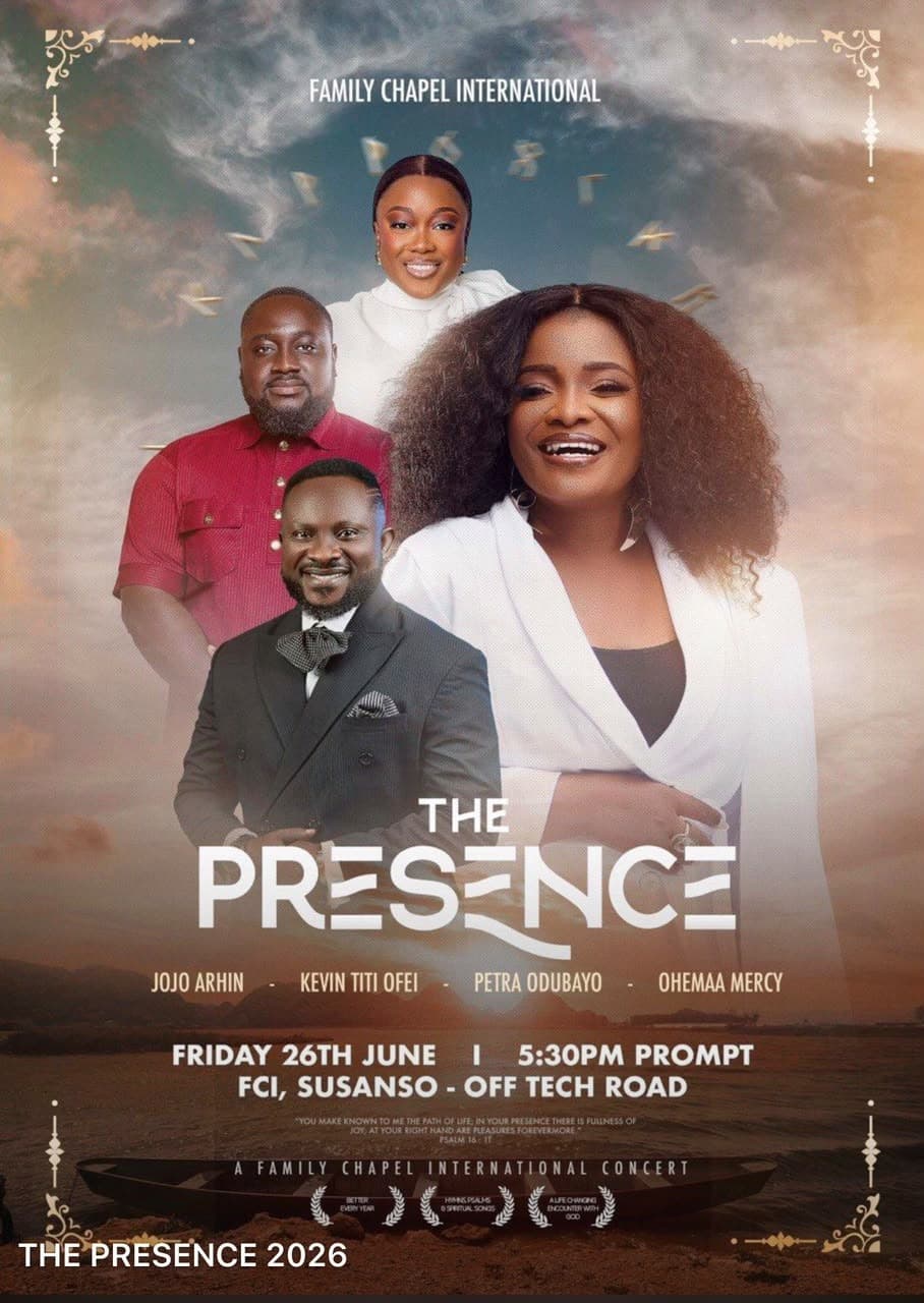 The Presence ministry flyer