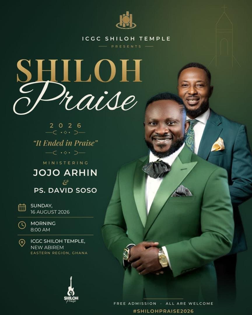 Shiloh Praise 2026 programme flyer