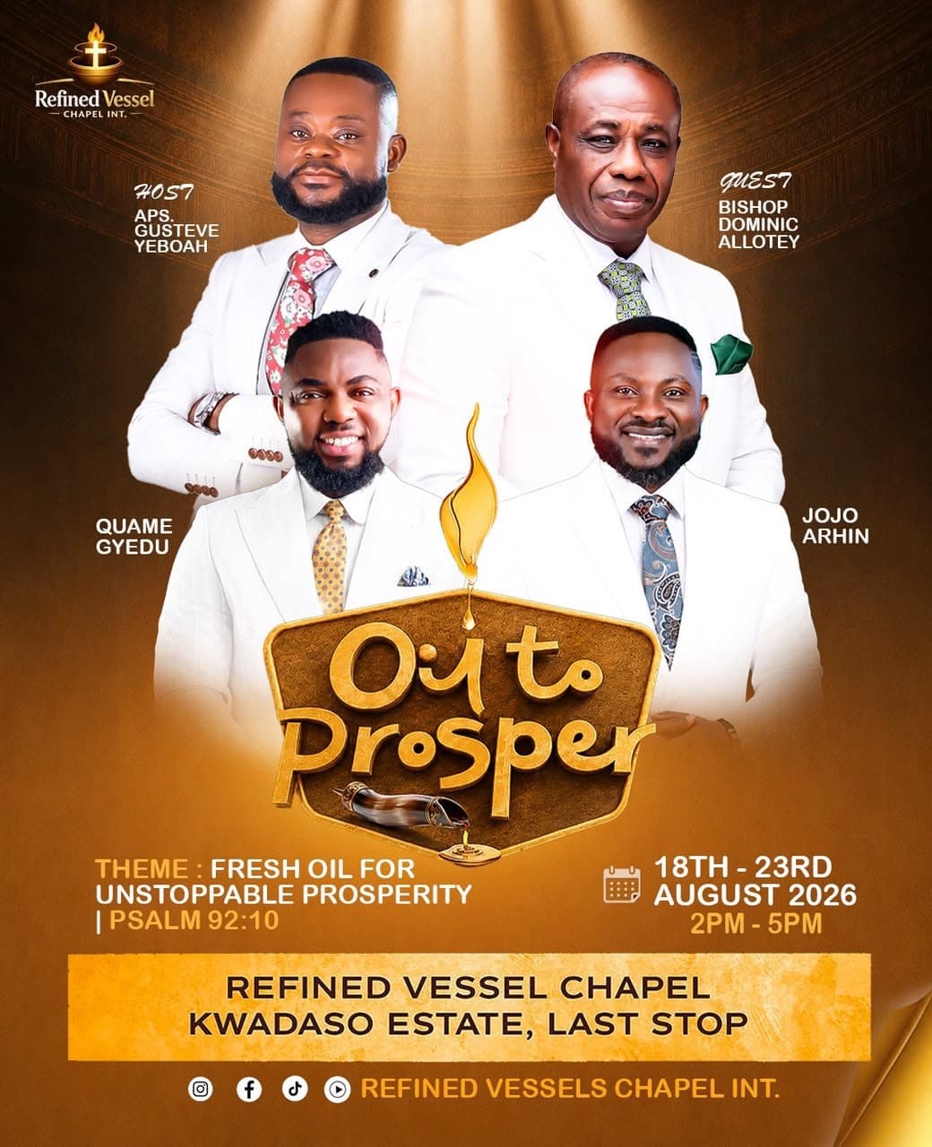 Out to Prosper 2026 programme flyer