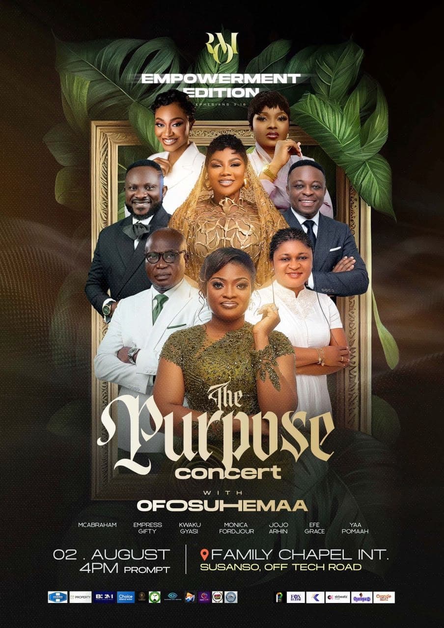 The Purpose Concert ministry flyer
