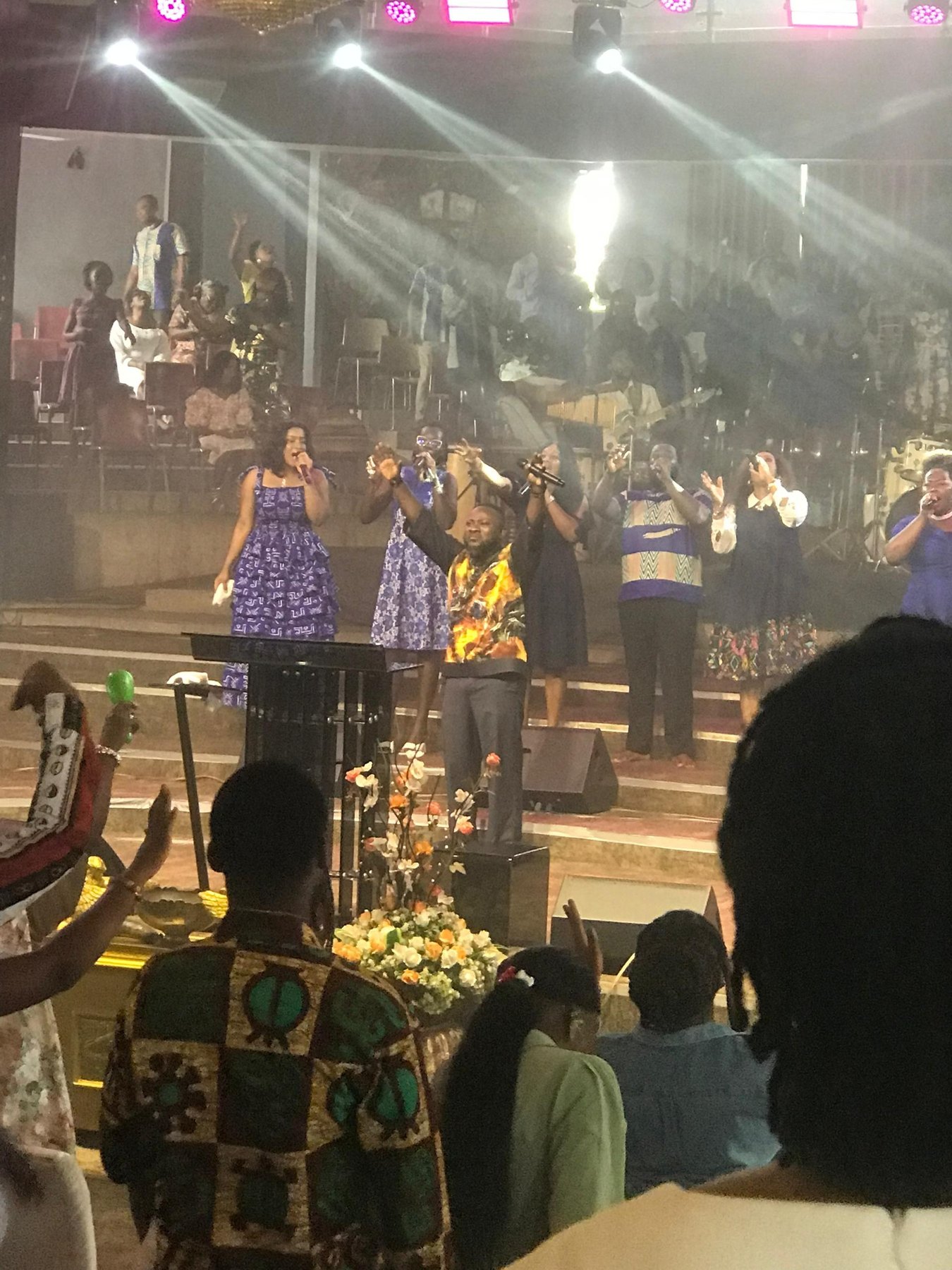 Jojo Arhin and The Echoes ministering live